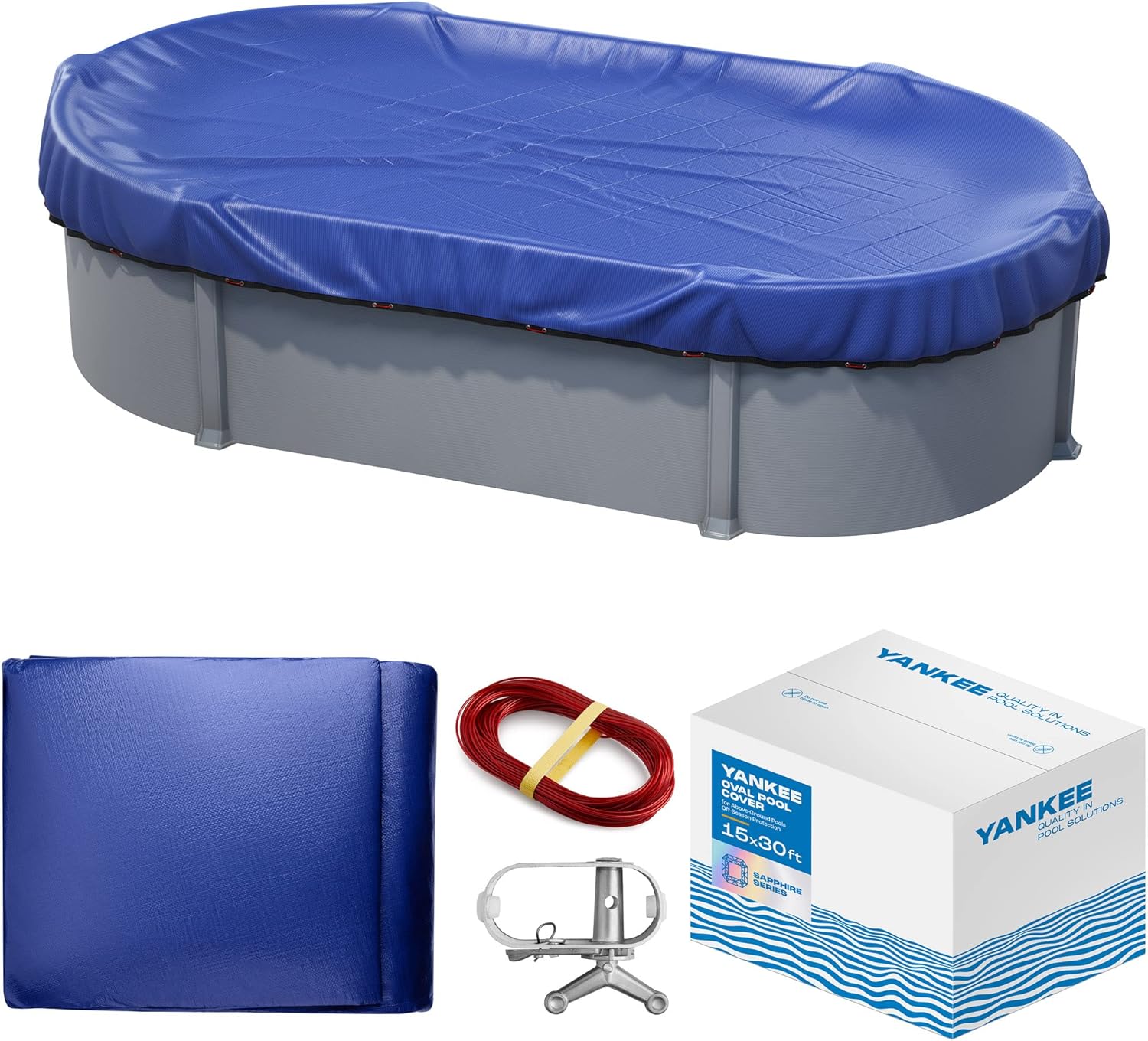 Yankee Pool Cover for Oval Pools | Durable Winter Protection