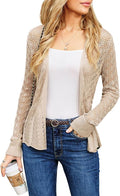 GRACE KARIN Womens Cardigans Hollowed-Out Knitwear Sweater