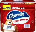 Charmin Ultra Strong Toilet Paper 18 Mega Rolls - Durable Clean