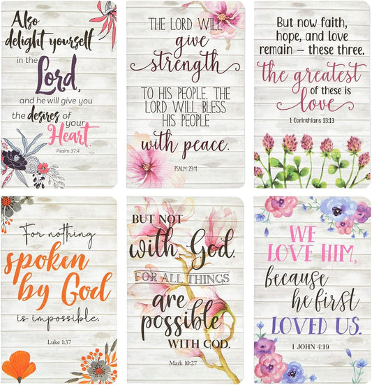 Juvale 6 Pack Prayer Journals - Inspirational Christian Notebooks