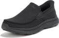 Skechers Mens Pollard - Wilfred Slip-On Sneakers for Everyday Comfort