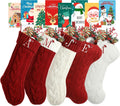 Christmas Stockings with Initials - 18in Large Personalized Family