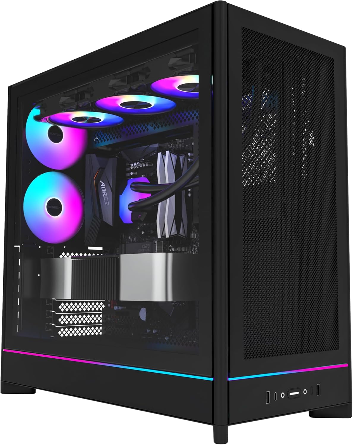 MONTECH HS01 ATX Mid-Tower PC Case for High-Airflow Gaming