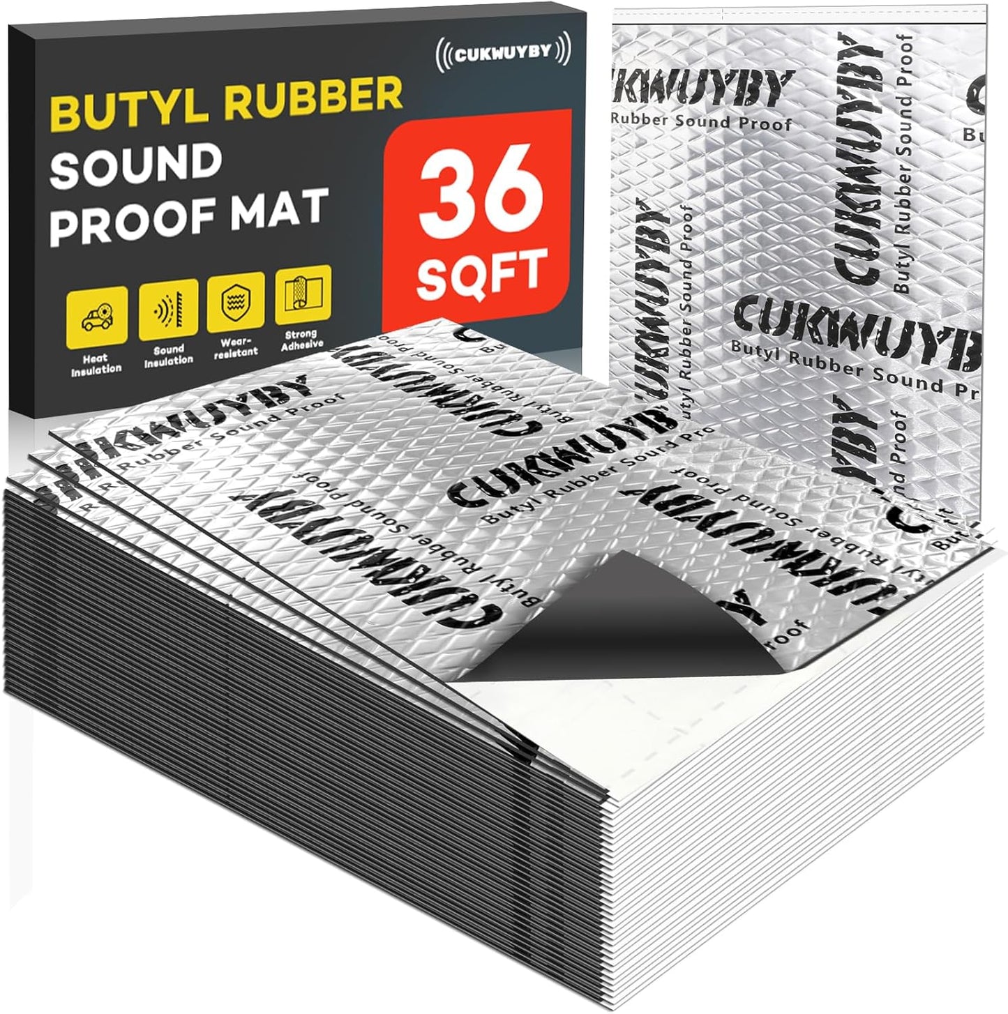 80mil Car Sound Deadening Mat for Ultimate Noise Insulation
