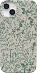 Casely iPhone 14 Case Sage Garden - Slim Green Floral Protection