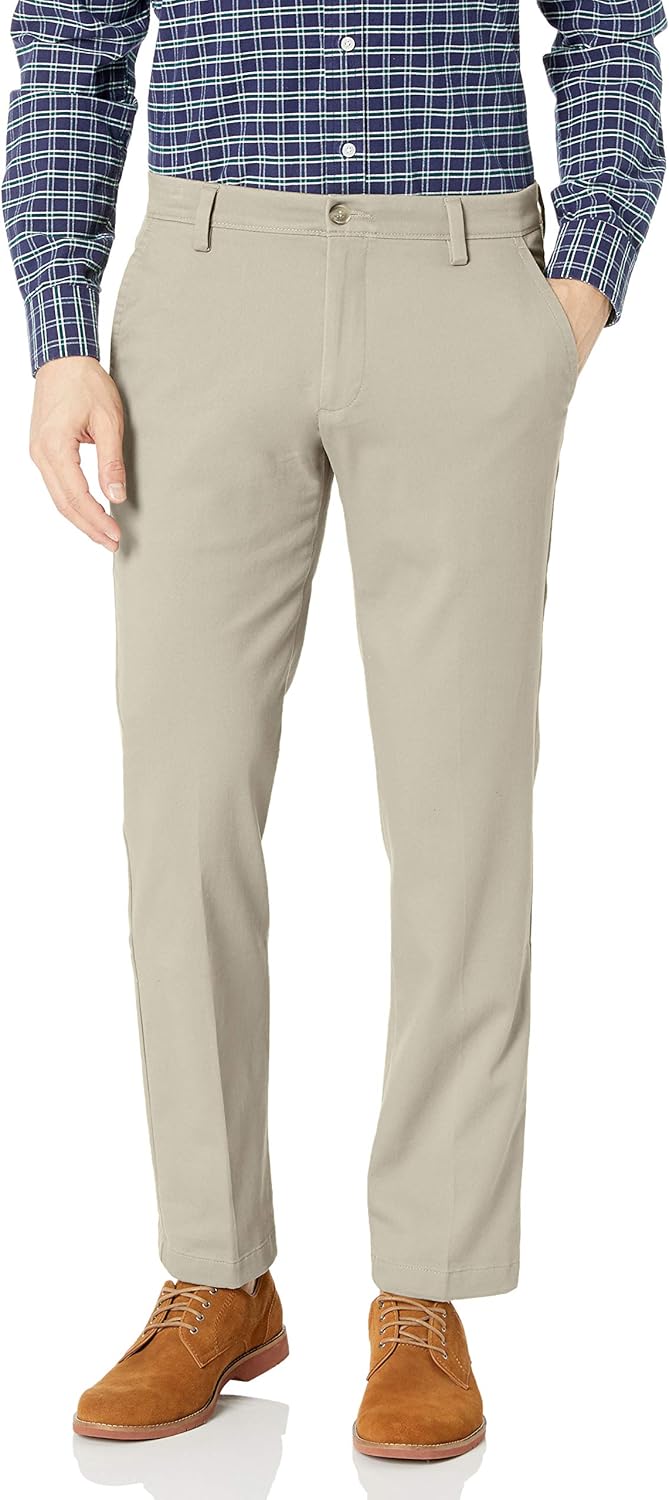 DOCKERS Men's Straight Fit Easy Khaki Pants for Comfort and Style