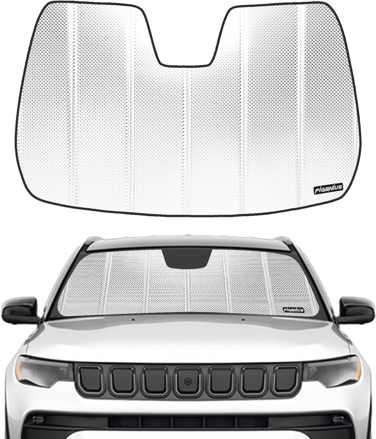 Custom Fit Windshield Sun Shade for 2022-2025 Jeep Compass