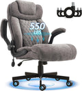 550LBS Big and Tall Office Chair with Air-Adjust Lumbar Support - Back