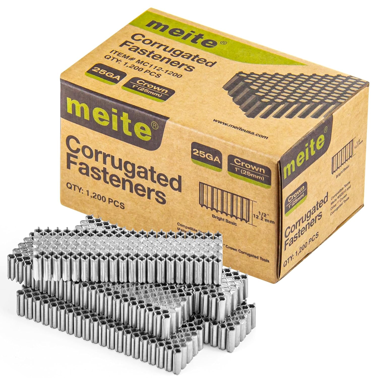 meite Corrugated Fasteners MC112 for Woodworking Projects