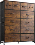 WLIVE Tall Dresser with 12 Drawers for Bedroom Storage Needs