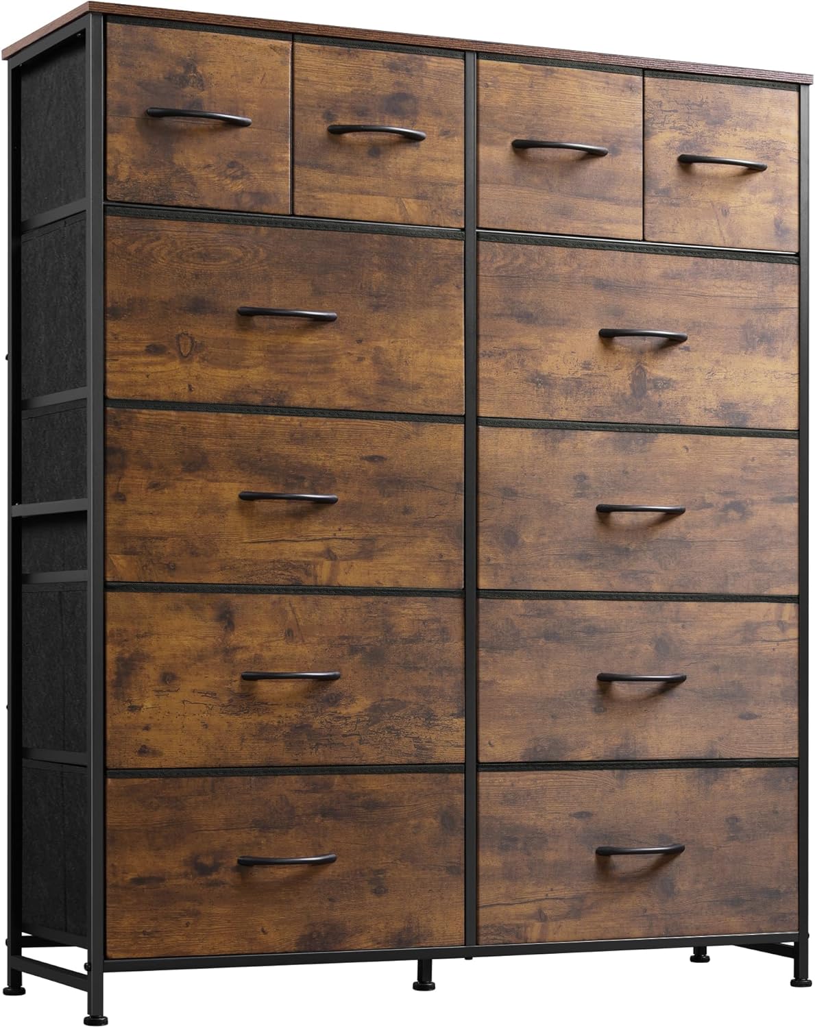 WLIVE Tall Dresser with 12 Drawers for Bedroom Storage Needs
