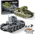 WW2 Army Tanks Toy Building Sets for Creative Kids Age 8