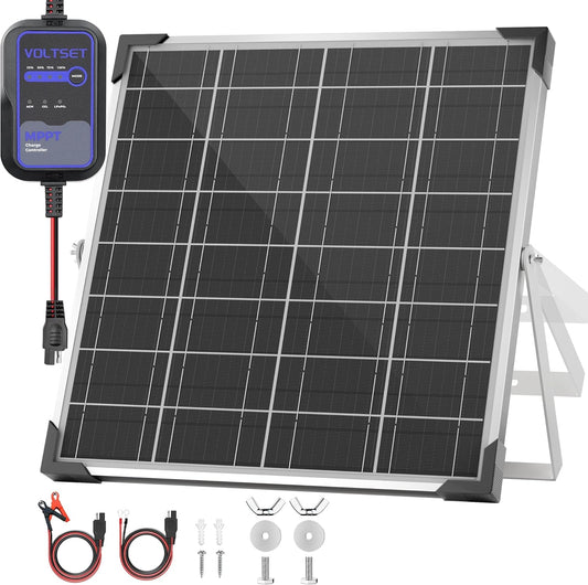20W 12V Solar Panel Kit with MPPT Controller for Versatile Use