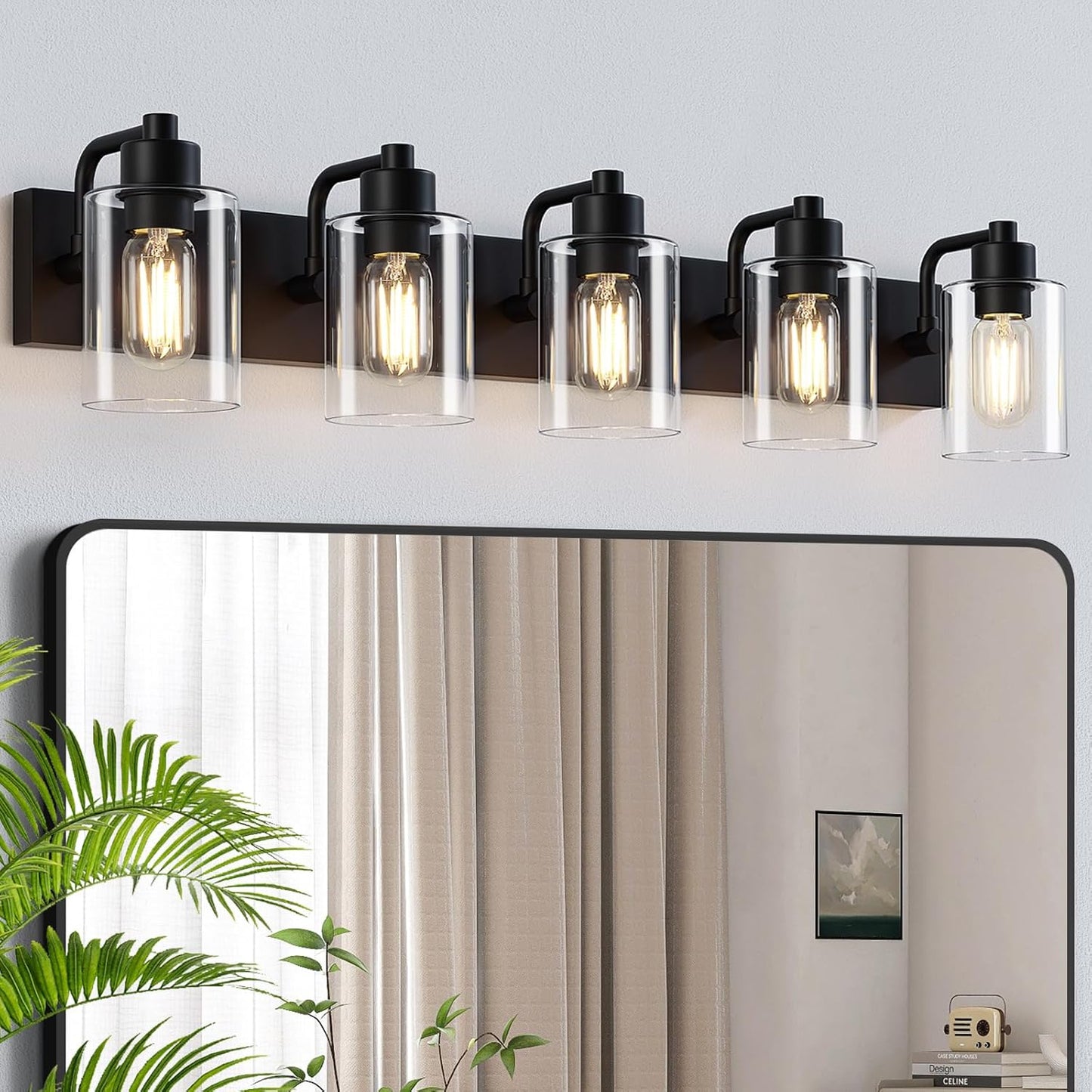 Matte Black Bathroom Light Fixtures for Modern Home Decor
