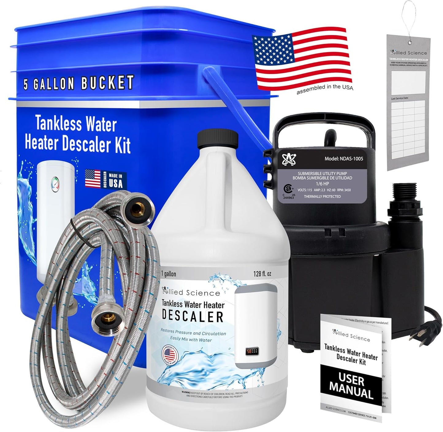 Eco Descaler Tankless Water Heater Kit