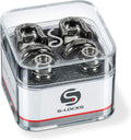 Schaller Ruthenium Security Locks for Guitar Straps - Secure Hold
