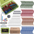 Wacky Worm Fishing Lure Kit with Tools & Tackle Box - Versatile Rig