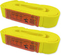 1-Ply Webbing Sling 2x 20ft Lifting Straps 2Pack - Heavy Duty Rigging