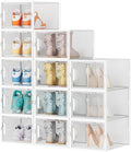 Shoe Storage 12 Pack X-Large Shoe Organizer for Closet - Stackable
