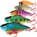 XBLACK Fishing Lures Kit 5PCS Minnow Crankbaits Pencil Jointed Popper