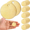 Zhengmy 220 Pcs Round Brass Tags 1-1/4 in - Durable Blank Metal