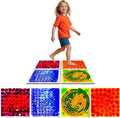 Liquid Sensory Floor Tiles 12in 4-Pack - Interactive Color-Flow