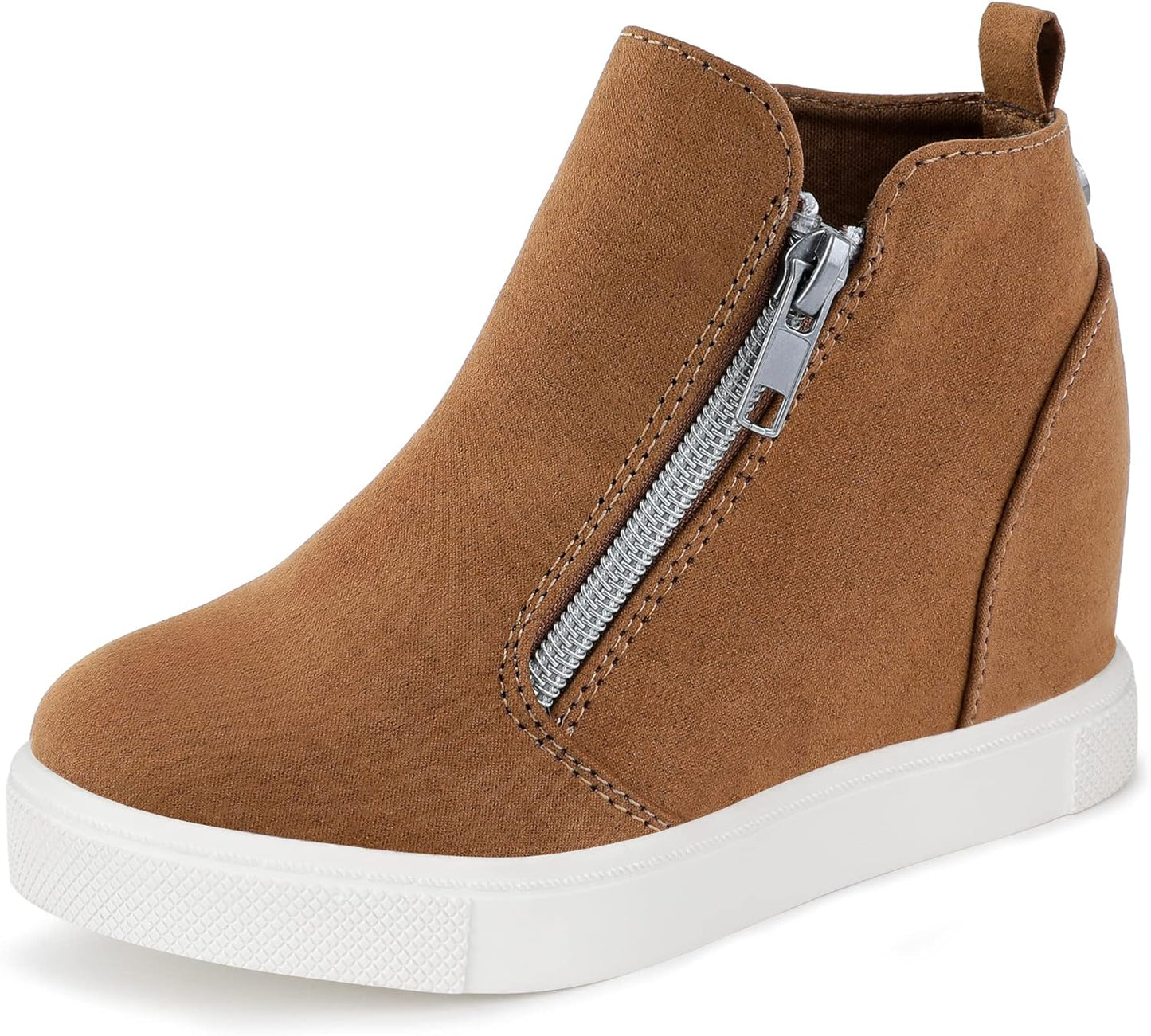 Girls Wedge Sneakers High Top Platform Shoes for Kids Style