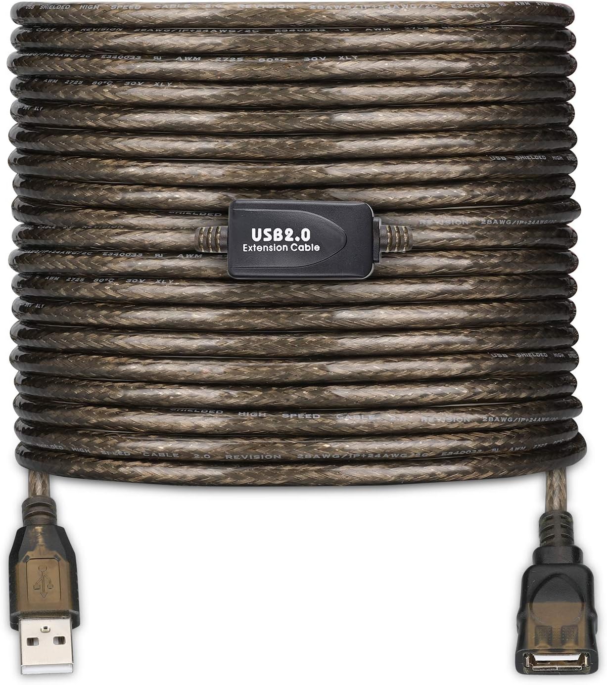 LDKCOK 50ft Extension Cable, High Speed Repeater