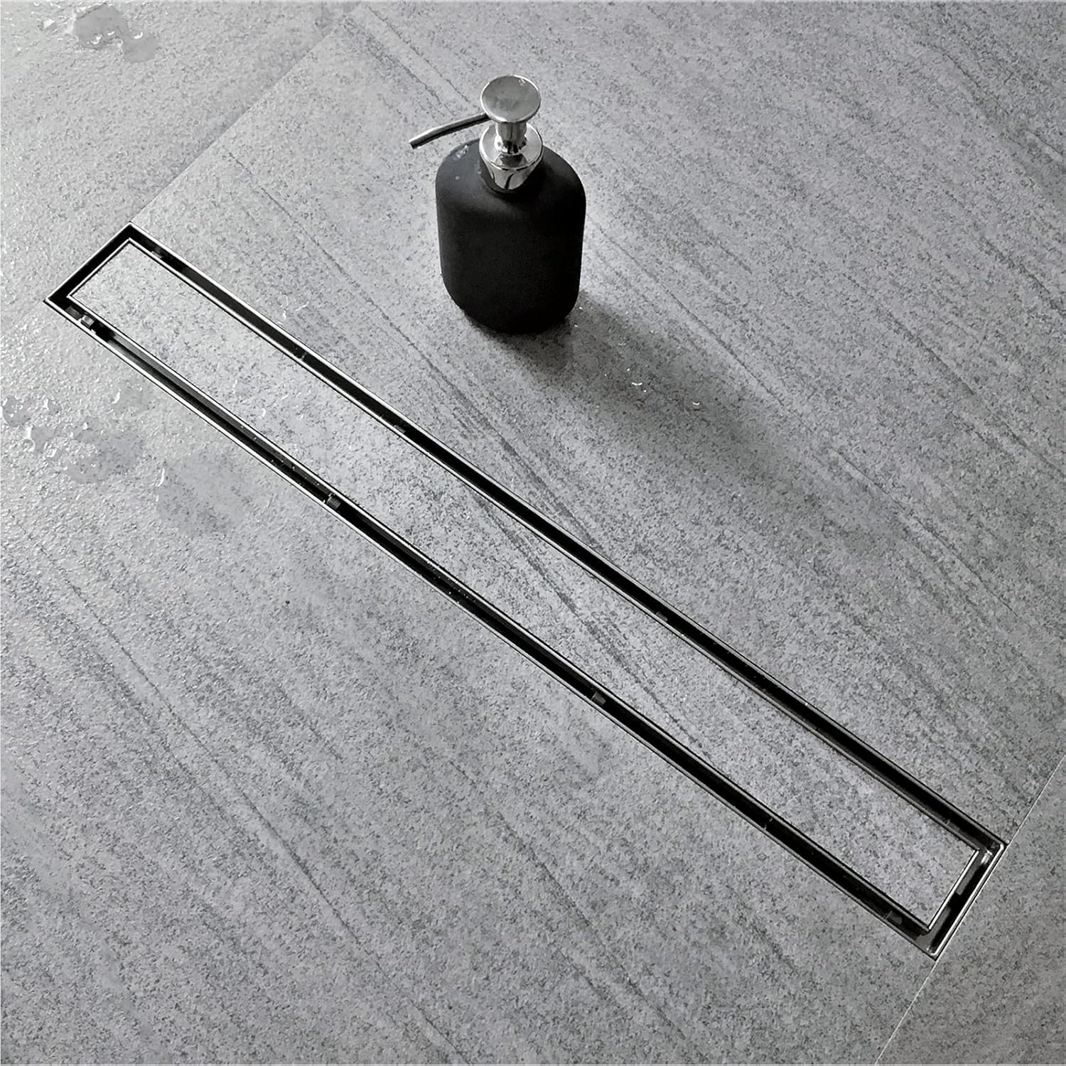 Neodrain 24-Inch Linear Shower Drain with Tile Insert Grate