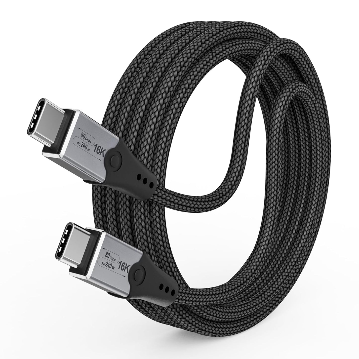 Ultra-Fast 80 Gbps Thunderbolt 5 Monitor Cable