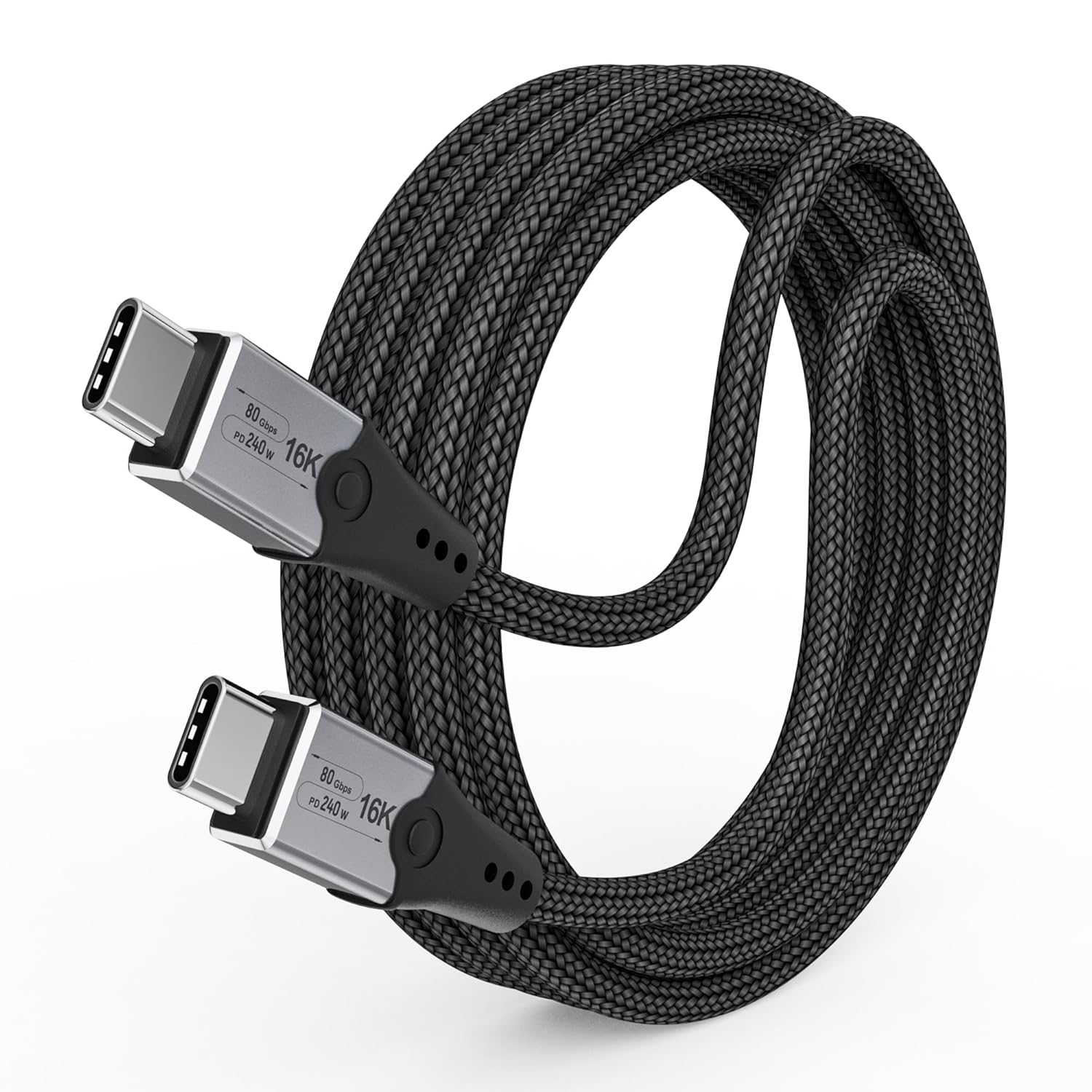 Ultra-Fast 80 Gbps Thunderbolt 5 Monitor Cable
