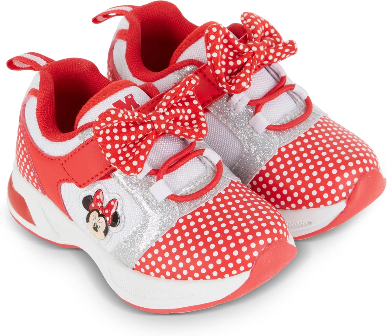 Minnie Mouse Girls Sneakers - Cute & Secure Fit