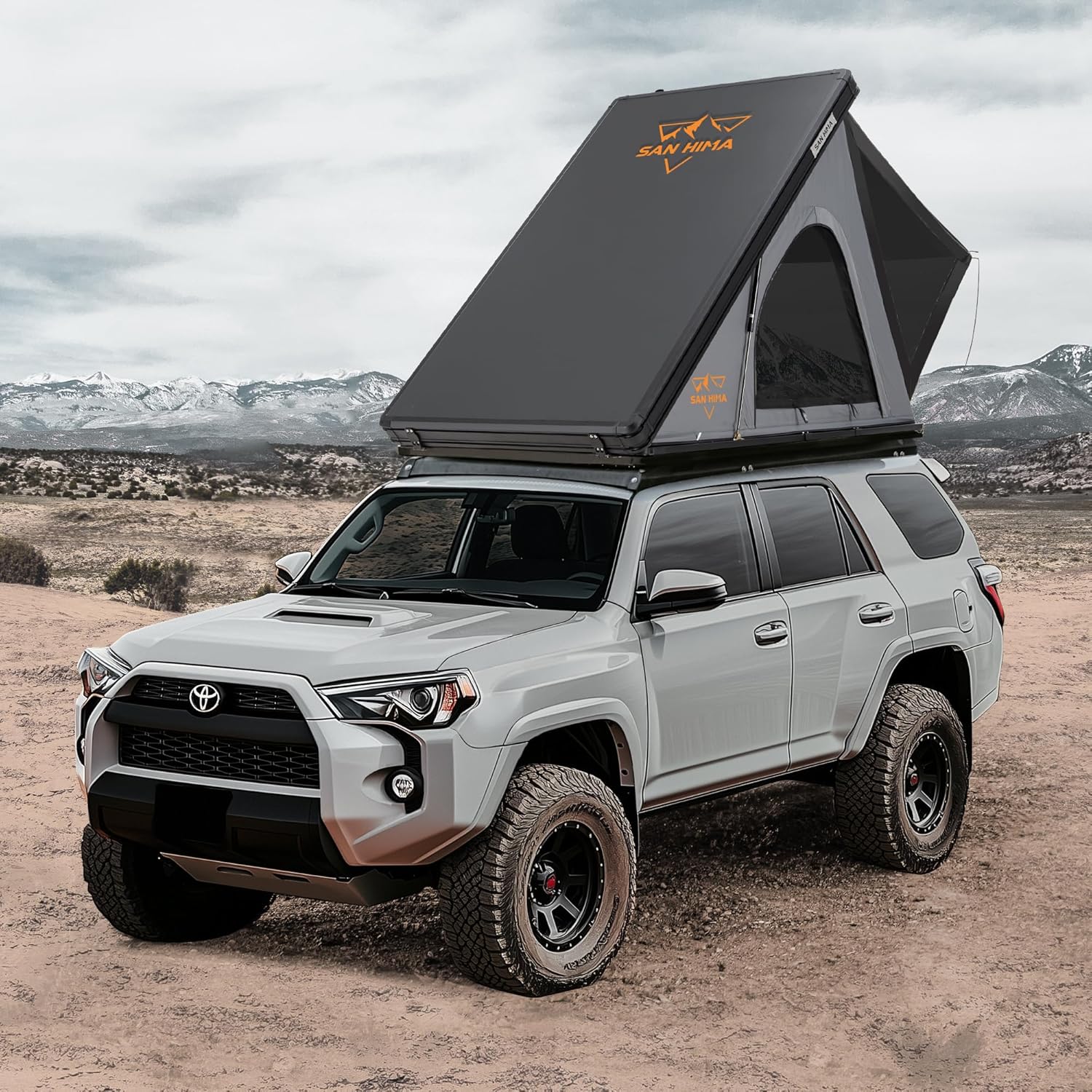 Sanhima Hotham Lite Rooftop Tent: Slimline Design, LED Light, Comfy Mattress