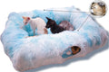 XxingSheep Cat Tunnel Bed XL with Removable Mat - Spacious Play