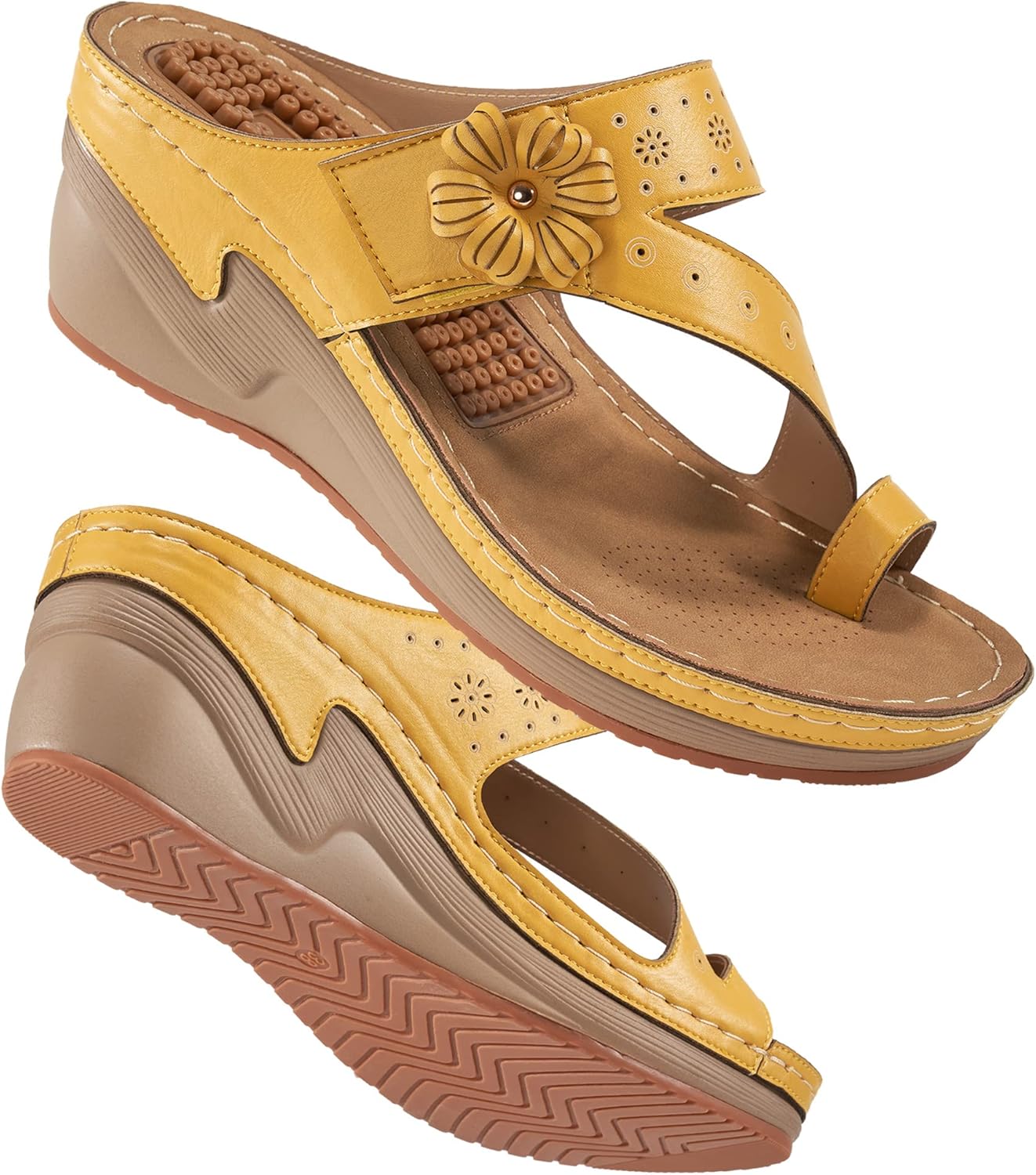 Comfortable Womens Orthopedic Sandal Wedge Shoes for Summer