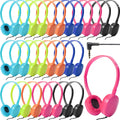 Flutesan 30 Pack Wired Headphones for Kids - Classroom and Travel
