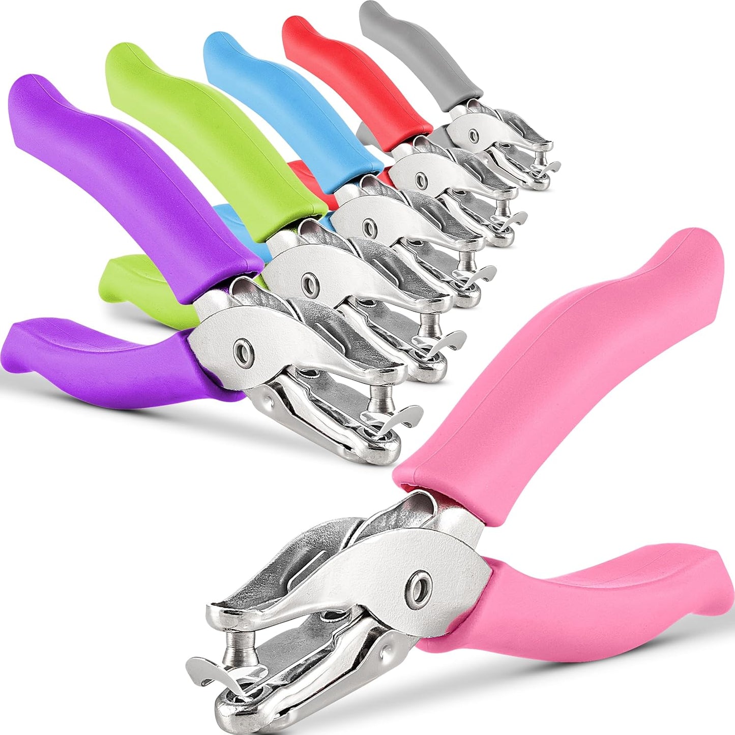 Premium Single Hole Paper Punch with Cushion Grip for Crafts