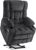 Dual Motor Power Lift Recliner Chair with Massage and Heat