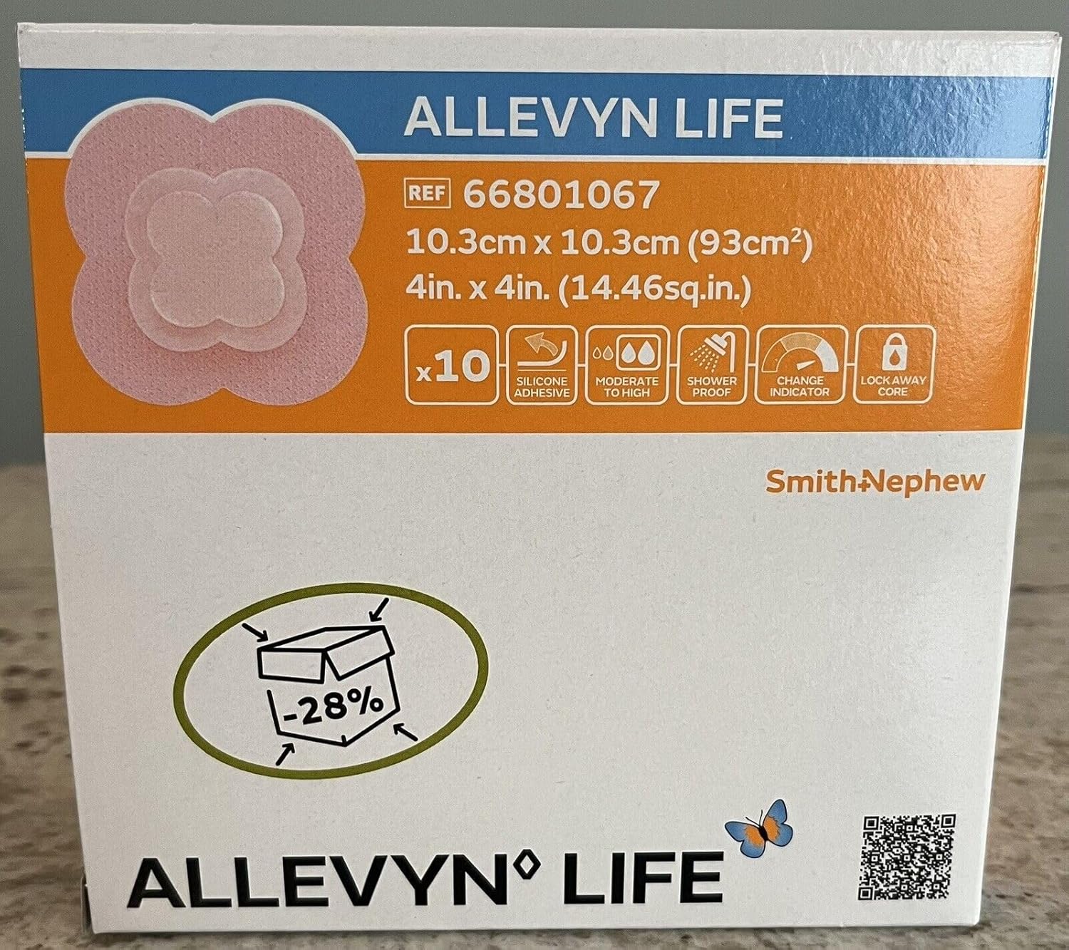 Smith+Nephew ALLEVYN Life Wound Dressing for Secure Healing