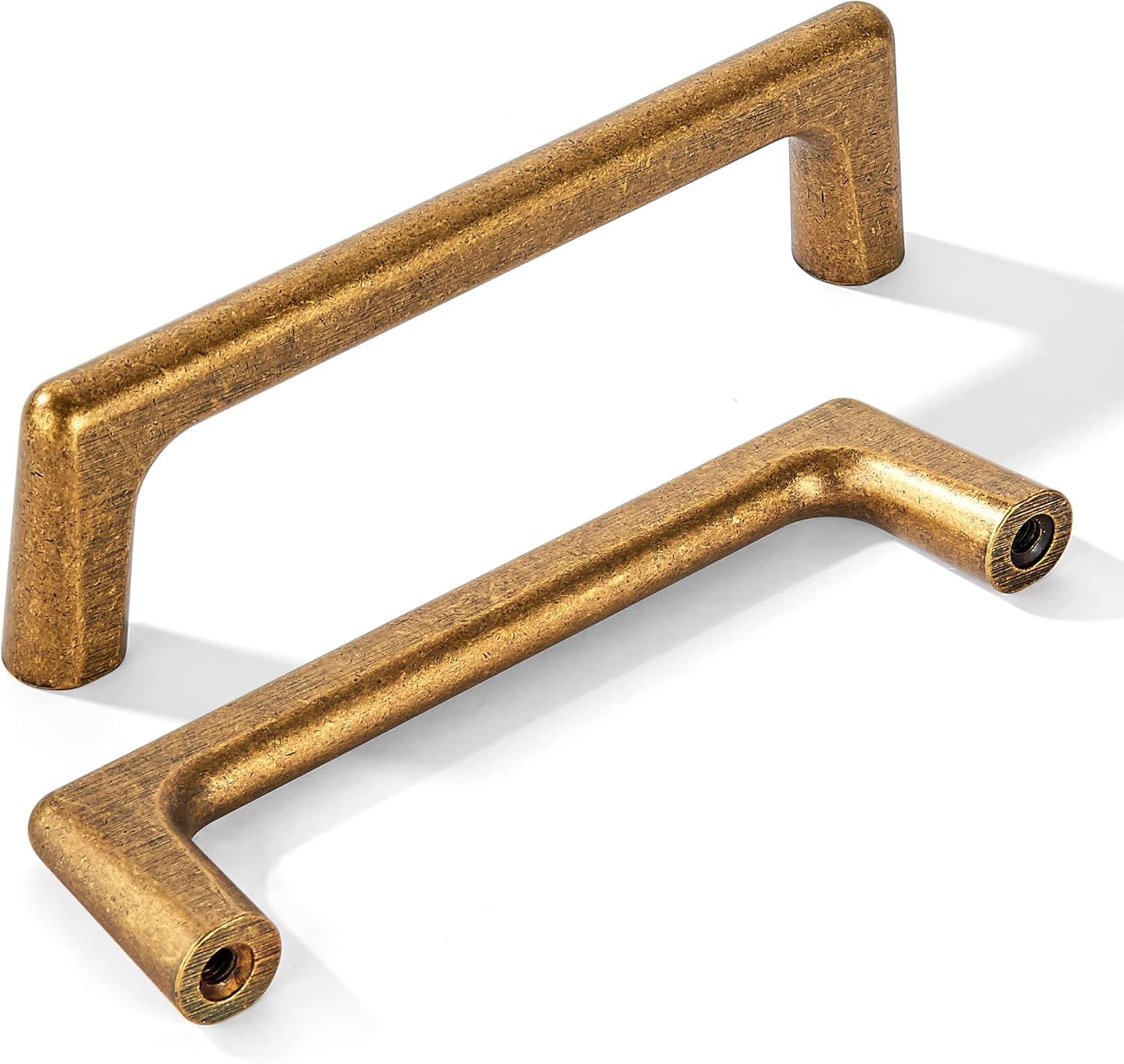 Vintage Antique Brass Kitchen Cabinet Pulls for Retro Style