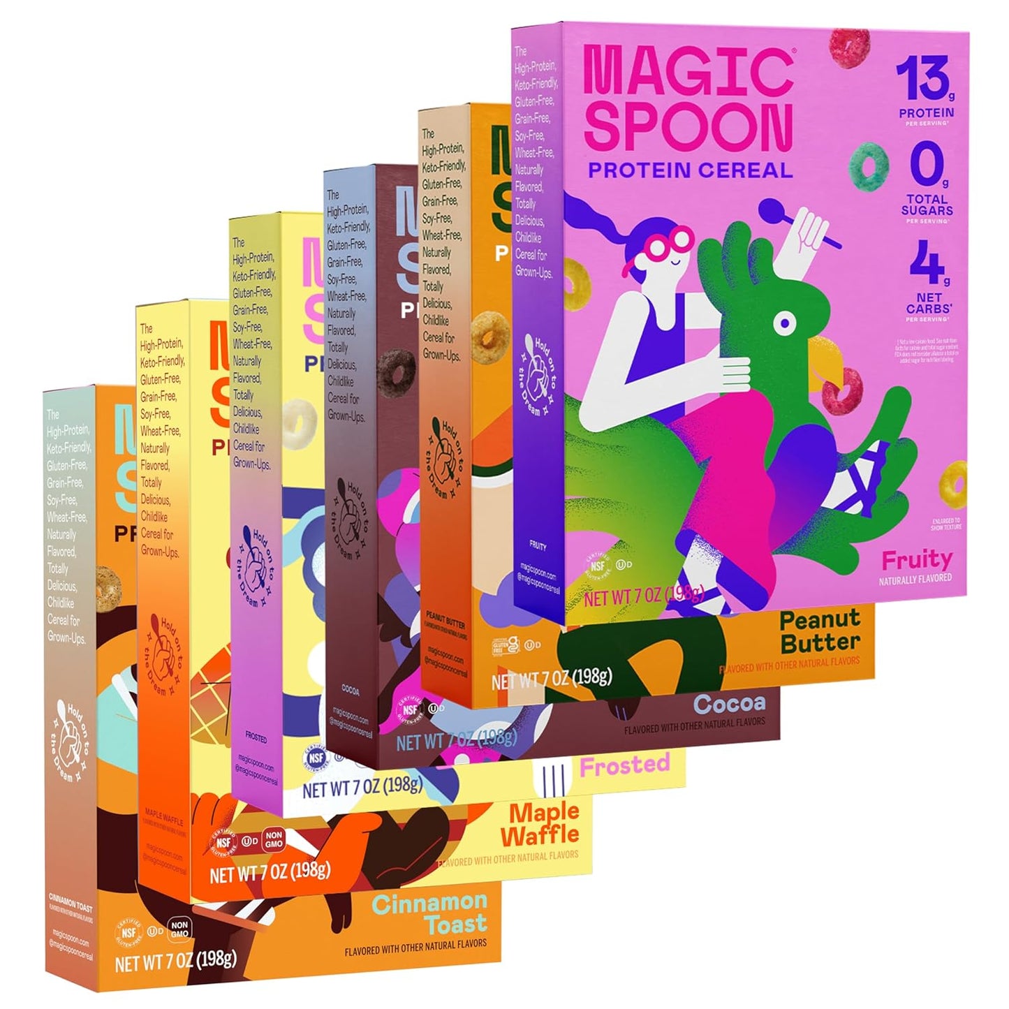 Magic Spoon Cereal Variety Pack - Keto, Low Carb, High Protein