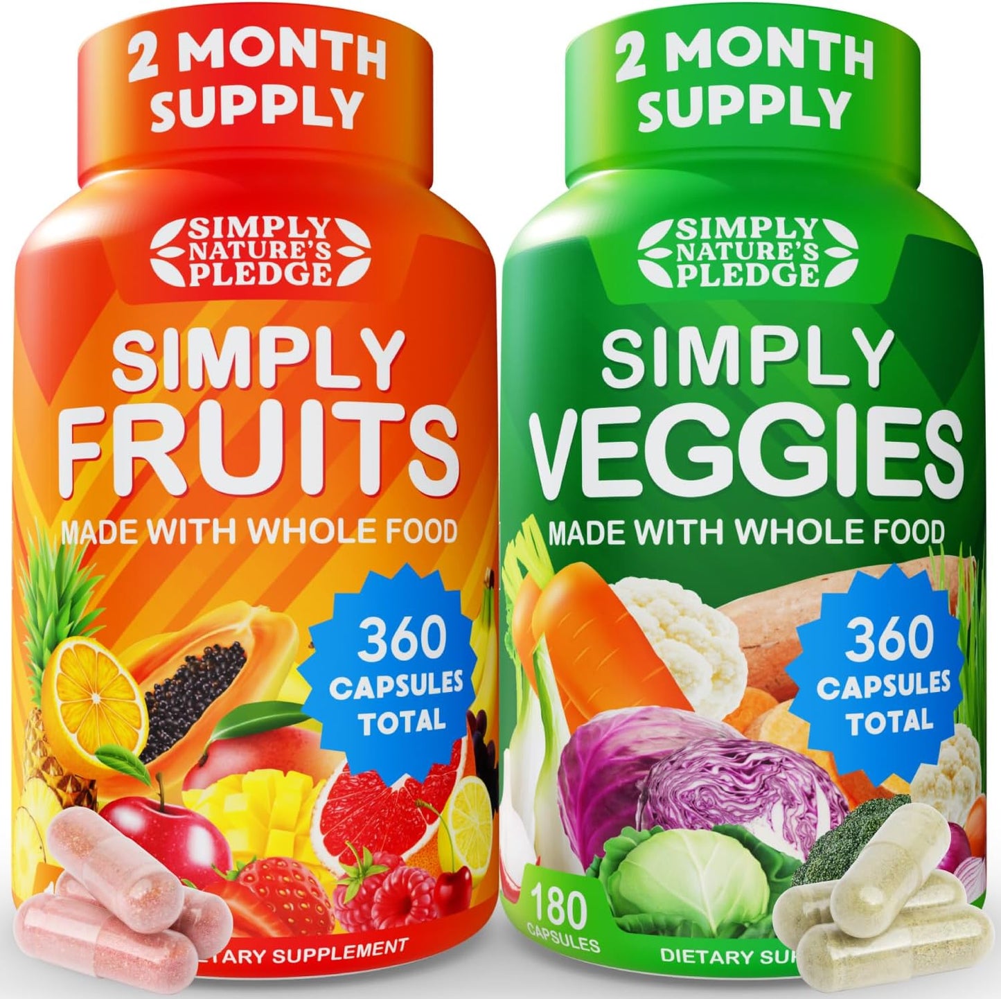 Simply Nature's Pledge Superfoods with 42 Fruits & Vegetables