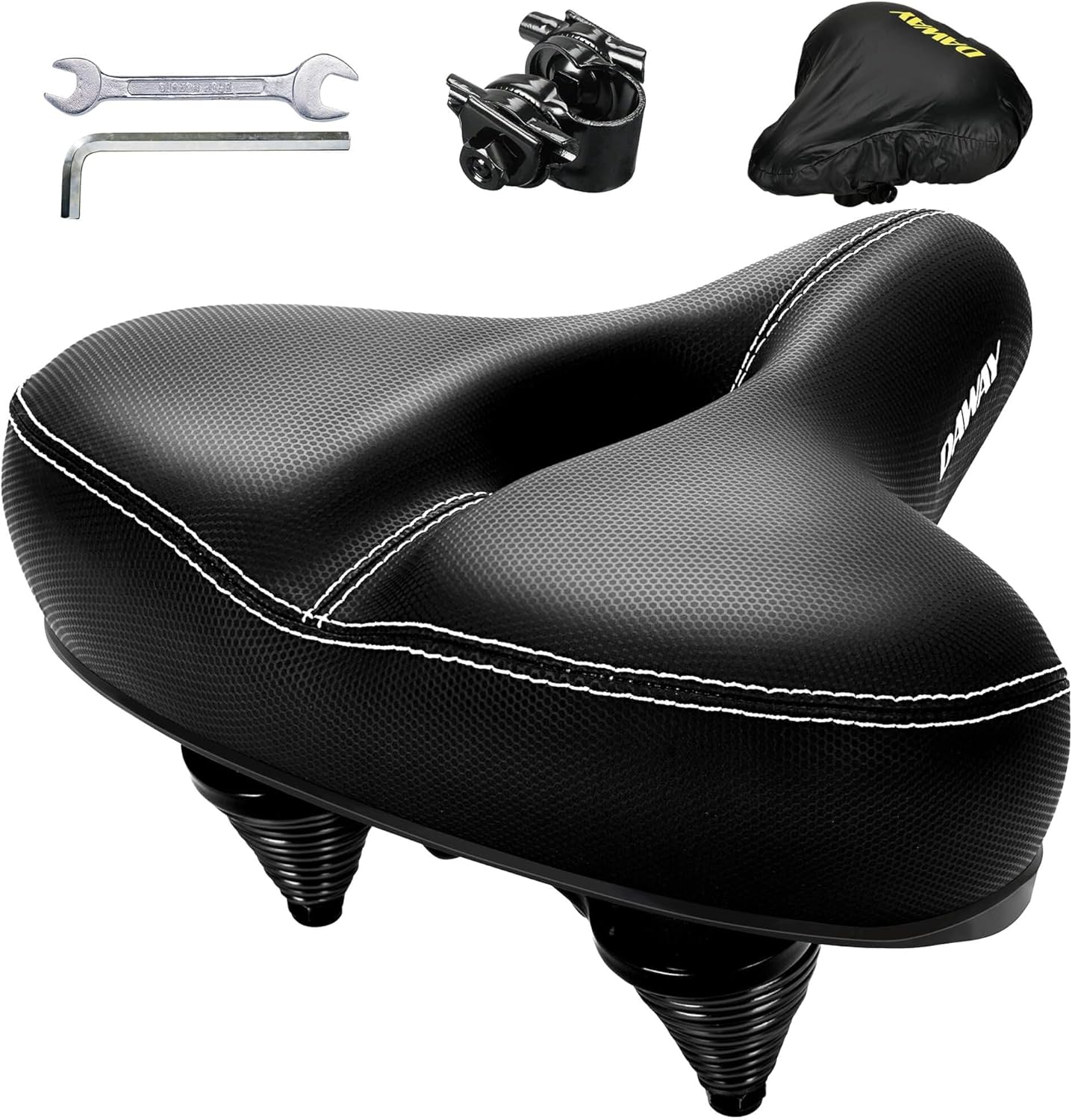 DAWAY C30 Comfortable Oversized Bike Seat for Ultimate Riding