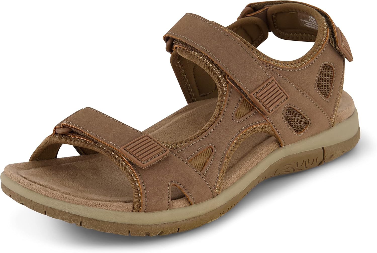 CUSHIONAIRE Pace Outdoor Sandal: Memory Foam Comfort