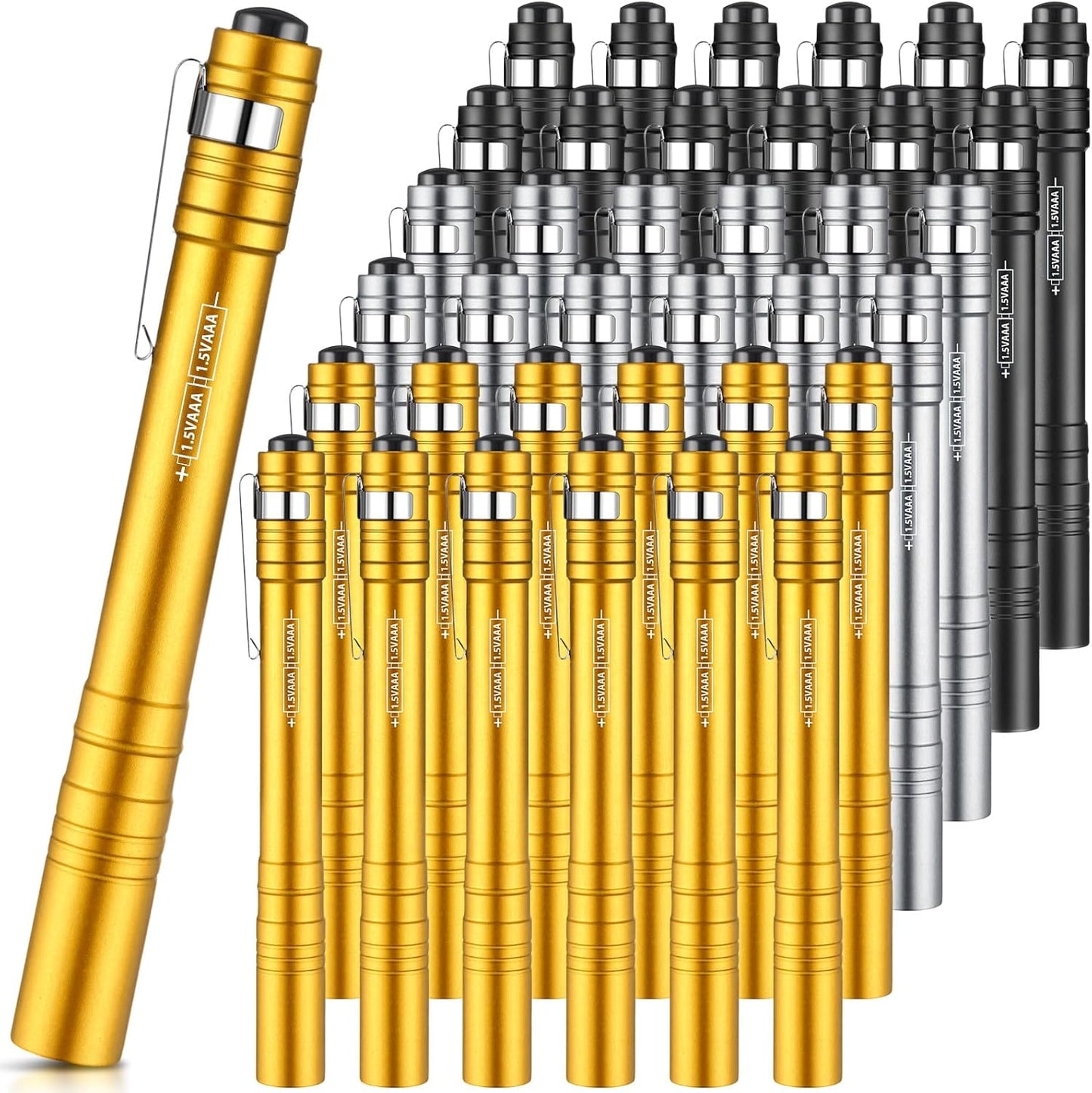 36 Pack Mini Pen Flashlights for Camping and Emergency Use