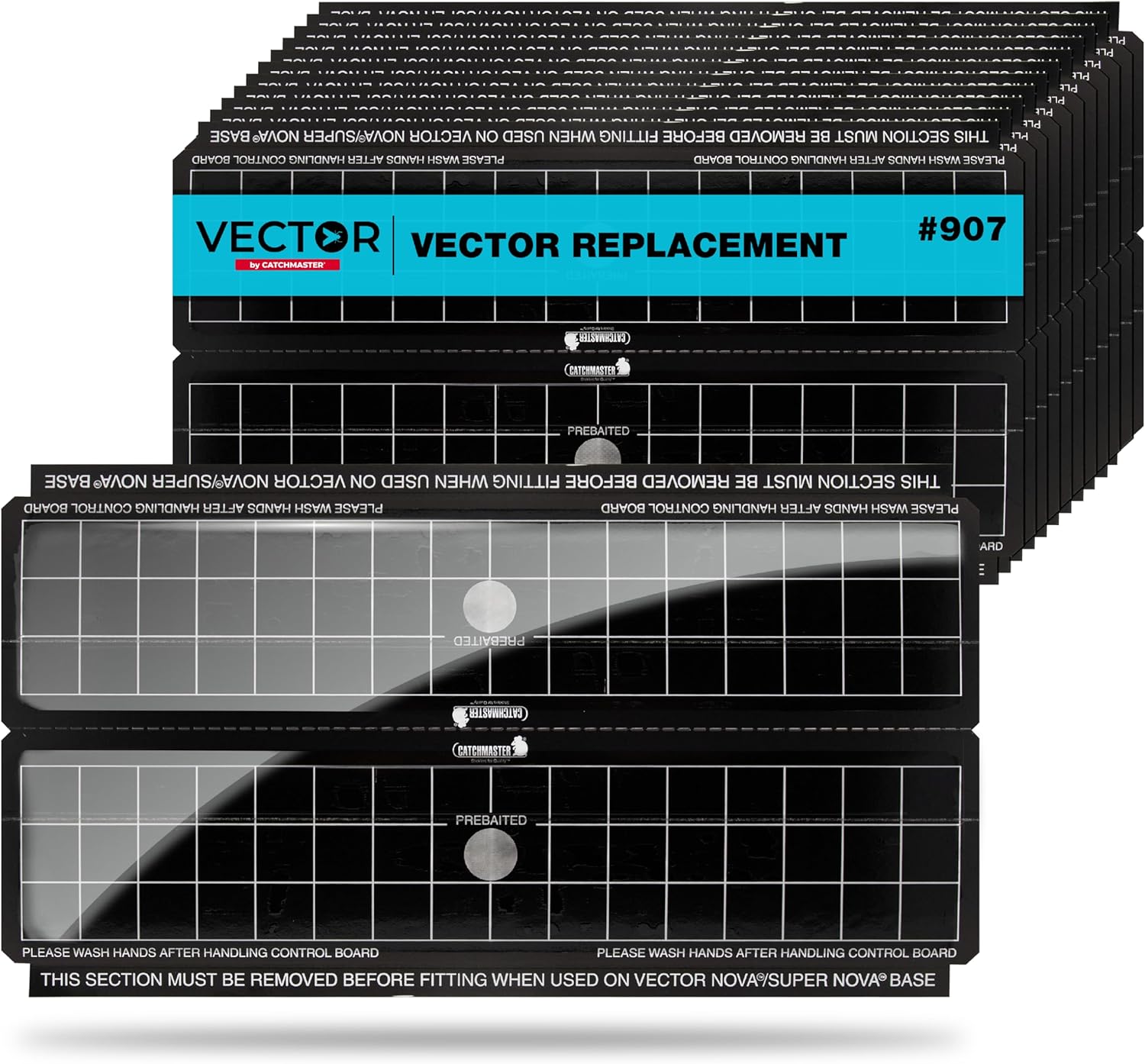 Catchmaster Vector Trap Replacement Glue Boards for Insect Control