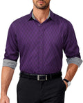 Men's Dress Shirt Long Sleeve Casual Button Down Shirt - Wrinkle Free
