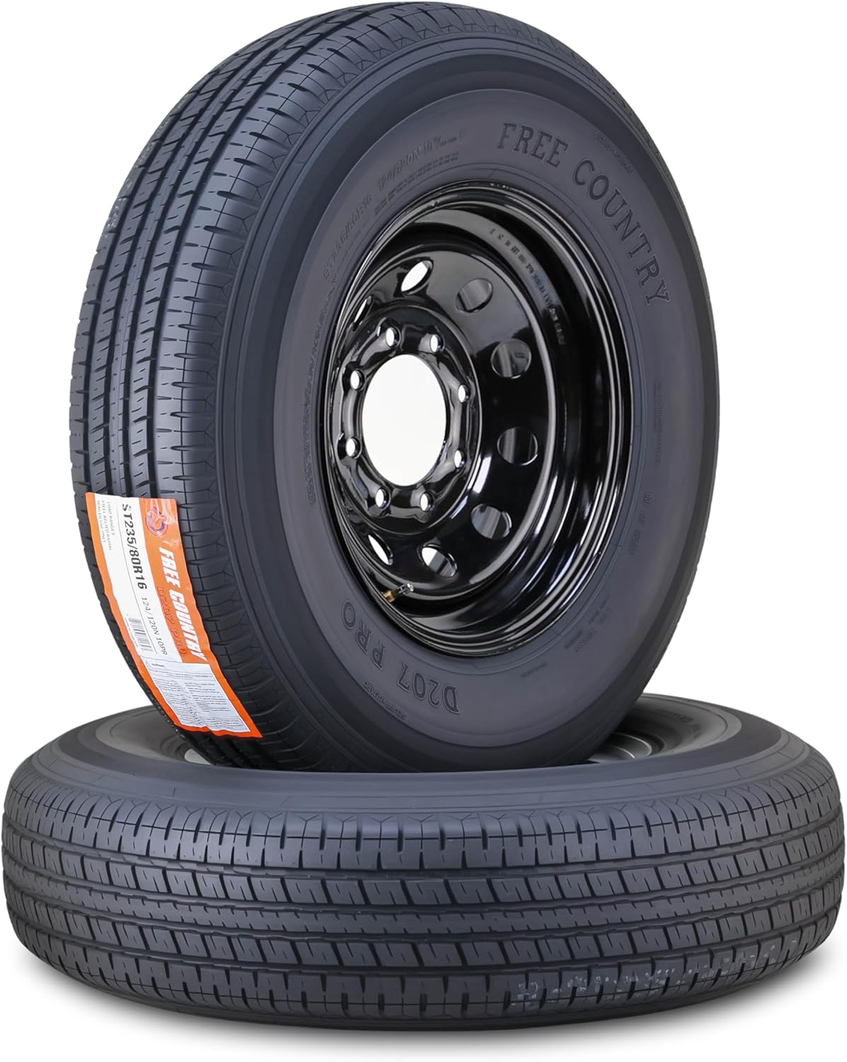 Free Country Trailer Tire Wheel Assembly ST235/80R16 10-Ply E