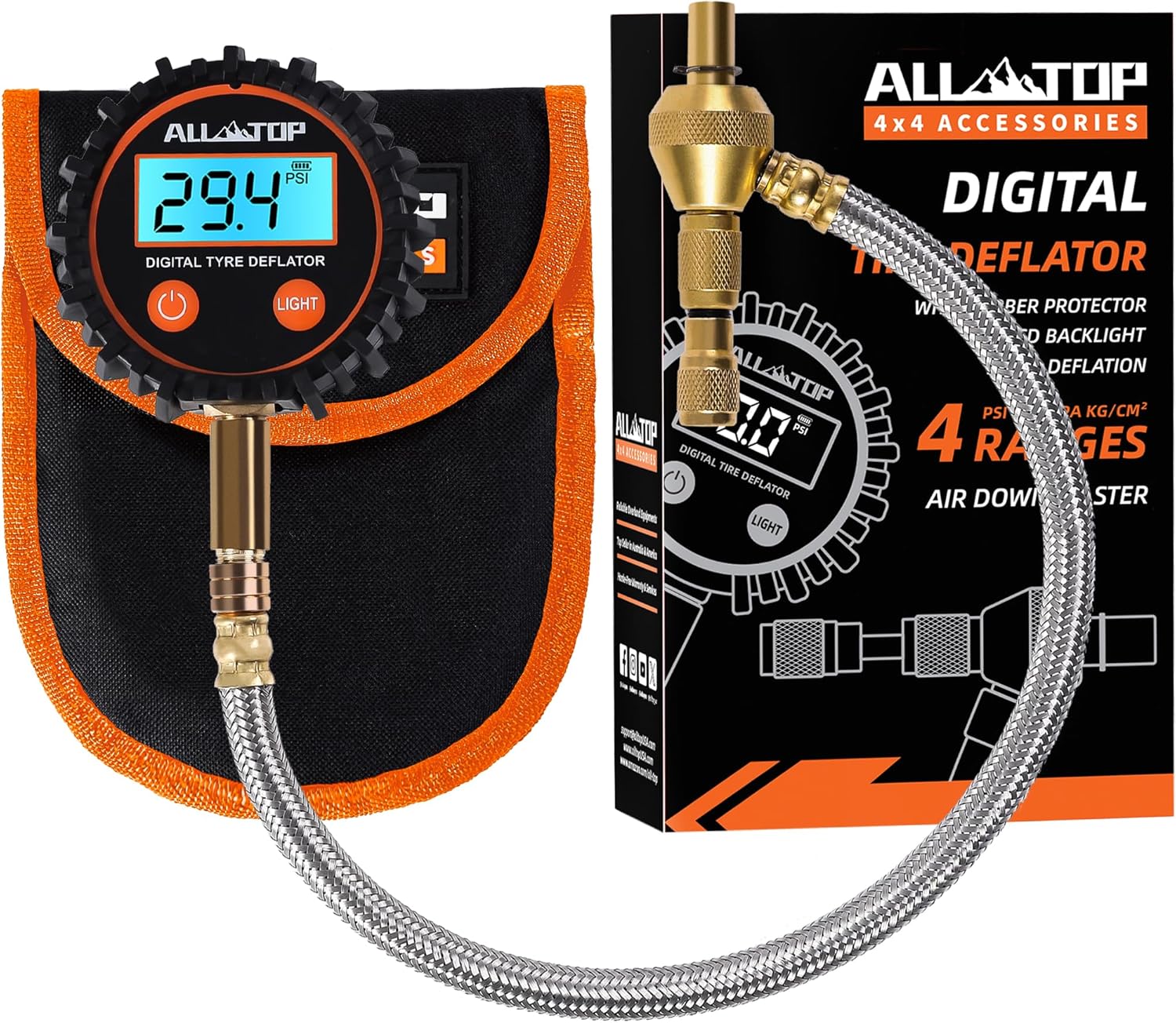 ALL-TOP 4x4 Digital Tire Deflator Kit for Accurate Pressure Control