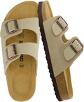 CUSHIONAIRE Lane Cork Footbed Sandals for Women (Style MVCS)